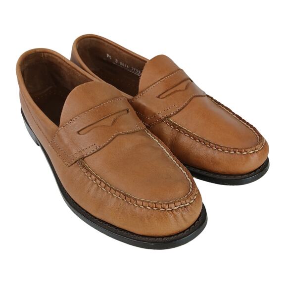 G. H. Bass & Co VTG Men's SZ 9 1/2 D Supple Leather Penny Loafers 0016 2908 261 - Picture 2 of 9